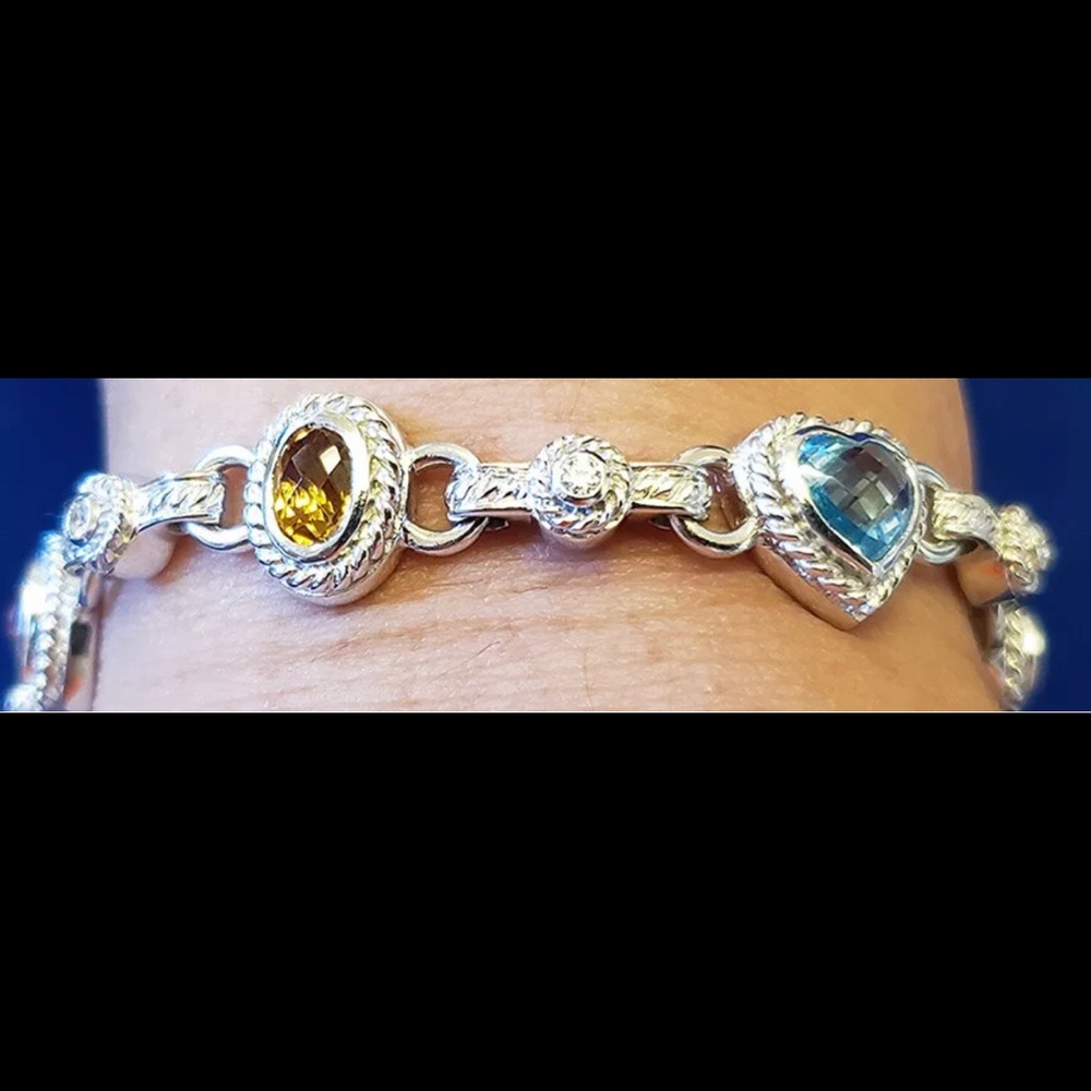 Judith Ripka Multi Stone Bracelet
